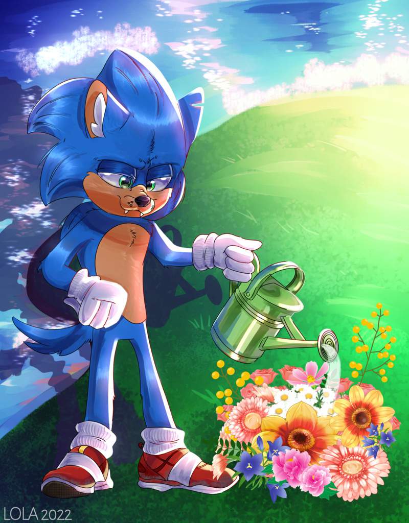 𝐖𝐀𝐓𝐄𝐑𝐈𝐍𝐆 𝐓𝐇𝐄 𝐏𝐋𝐀𝐍𝐓𝐒 🌻 | Sonic the Hedgehog! Amino