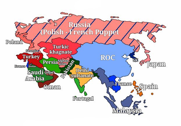 ASIA MAP (REAL) | Countryball Mapping Amino Amino