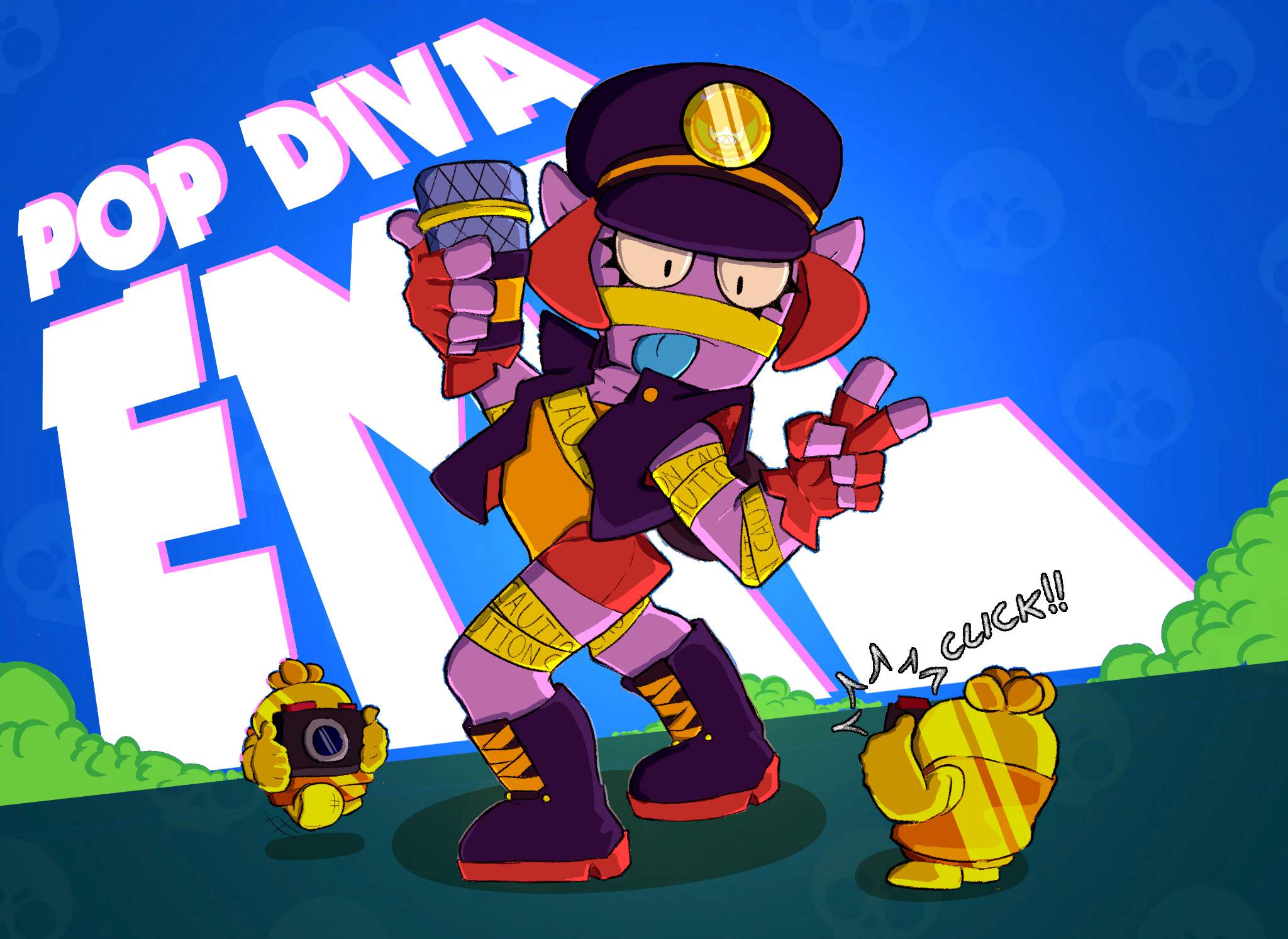 Pop Diva Emz! para el Supercell Make | Brawl Stars | ES Amino