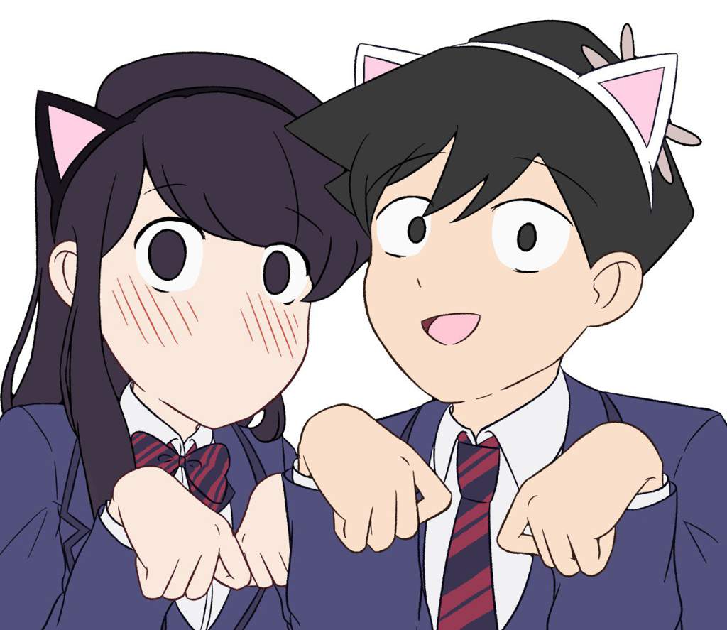 Komi and Tadano =^ェ^= | Anime Amino