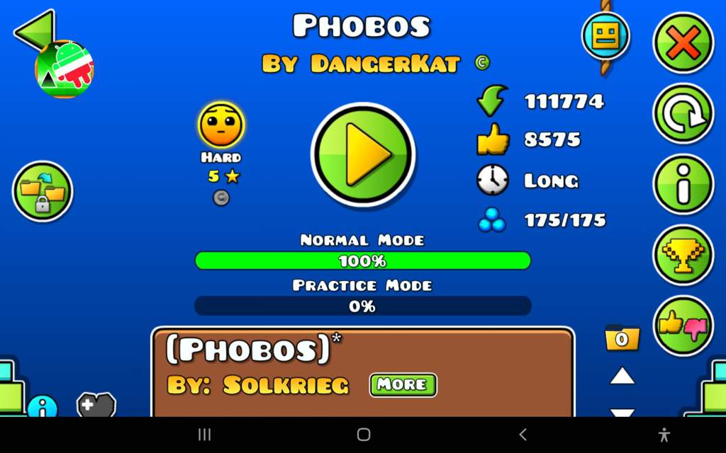 Phobos geometry dash на каком месте