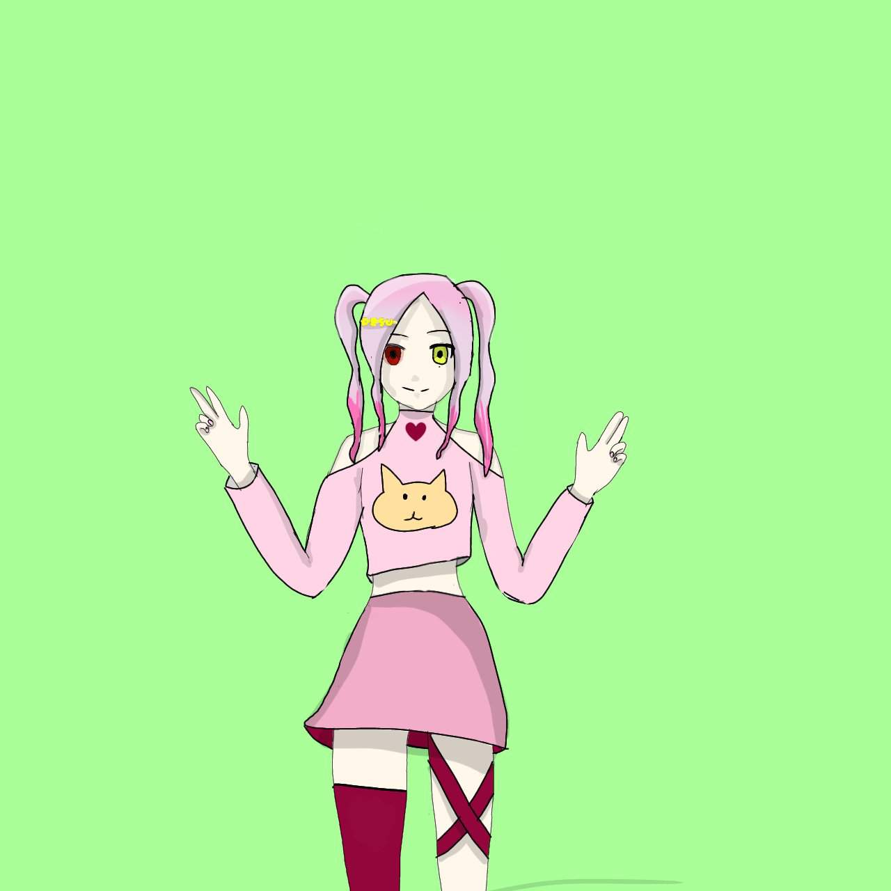 So i did a redesign of Kagami Kawainne | Vocaloid Amino