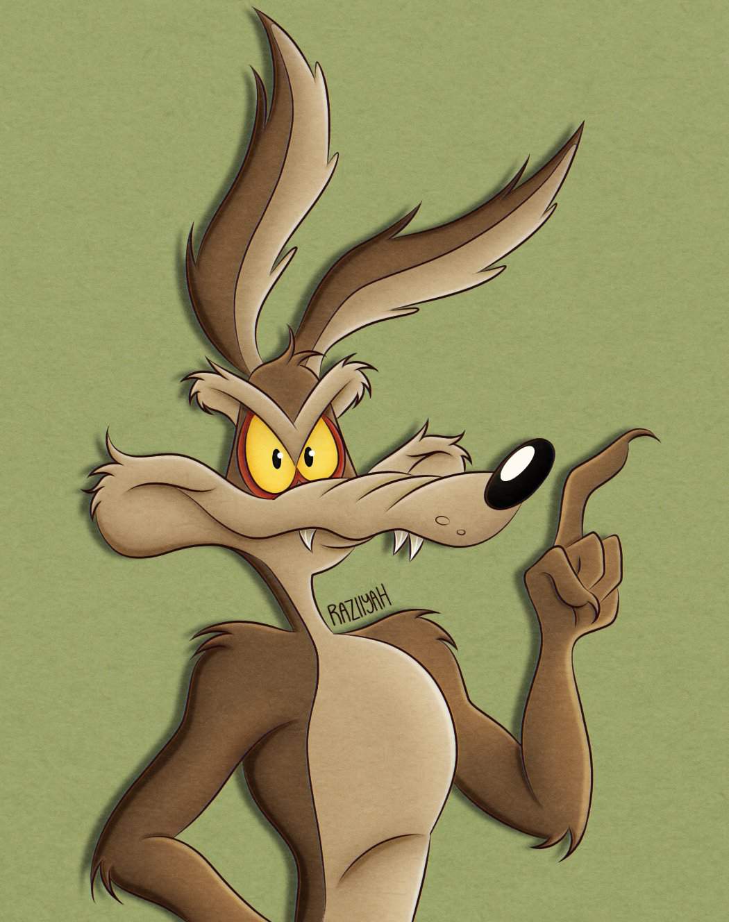 wile e. coyote and ralph wolf art | Cartoon Amino