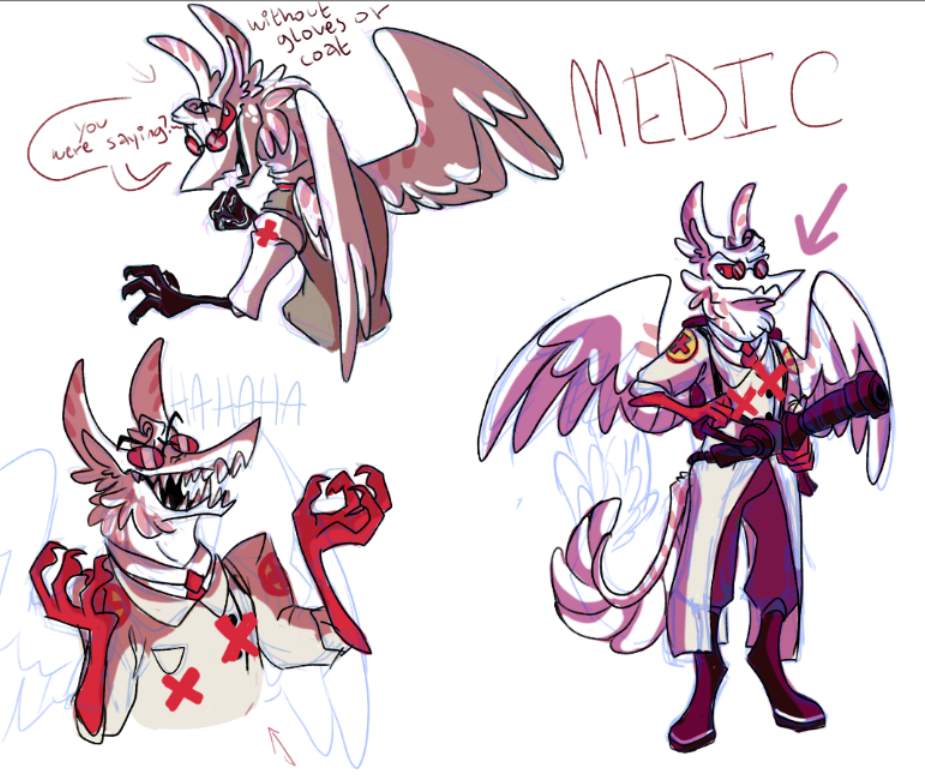 Medic if he were a vivziepop demon | Team Fortress 2 (Tf2 Lovers) Amino