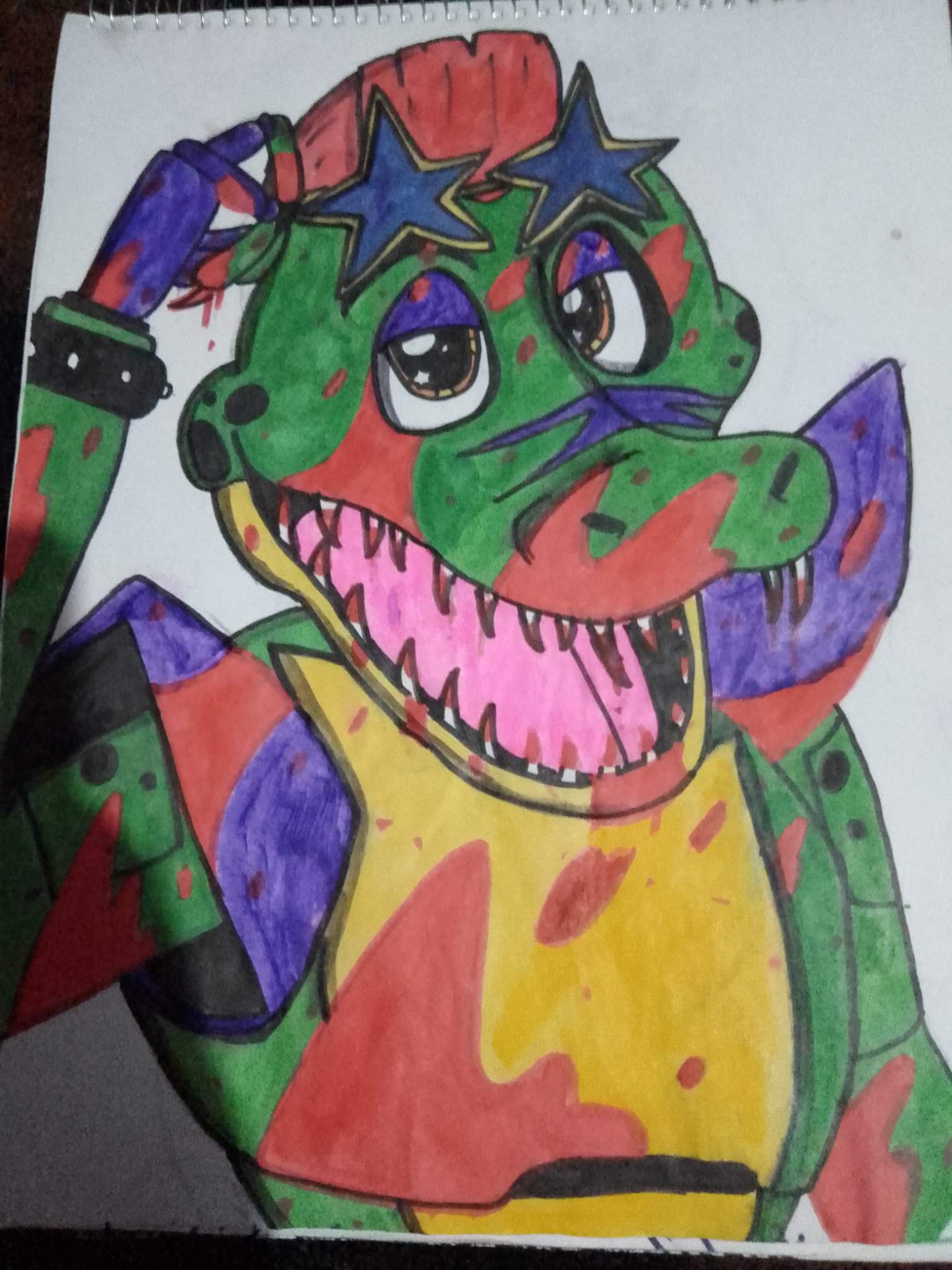 Dibujo de Montgomery gator 🐊🎸 | FNaF Amino [ Español ] Amino