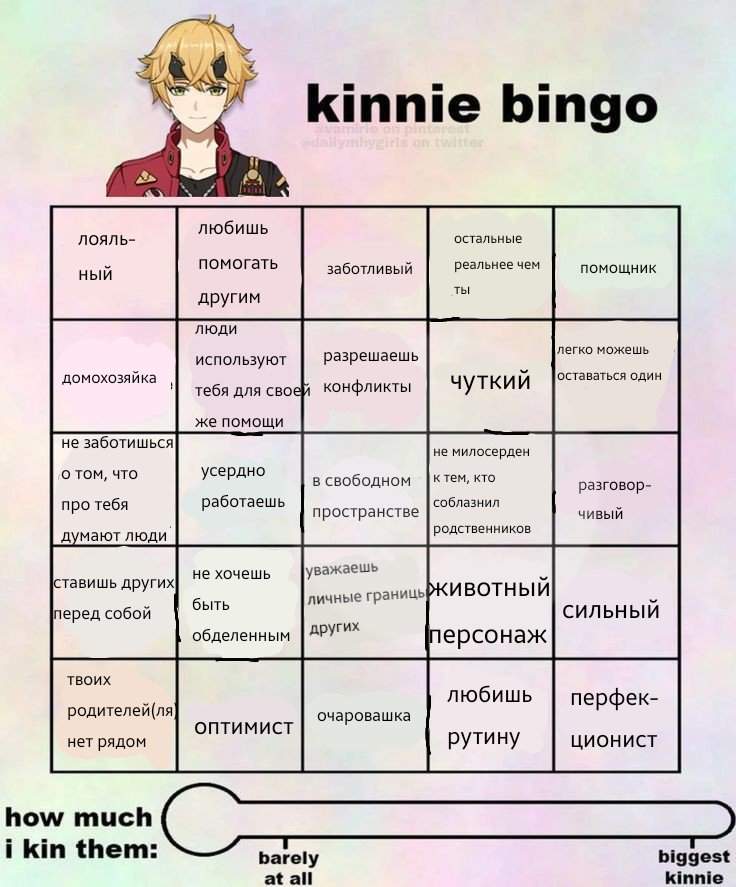 Кинни бинго хср. Бинго Геншин. Бинго Геншин персонажи. Bingo Kinnie БСД.