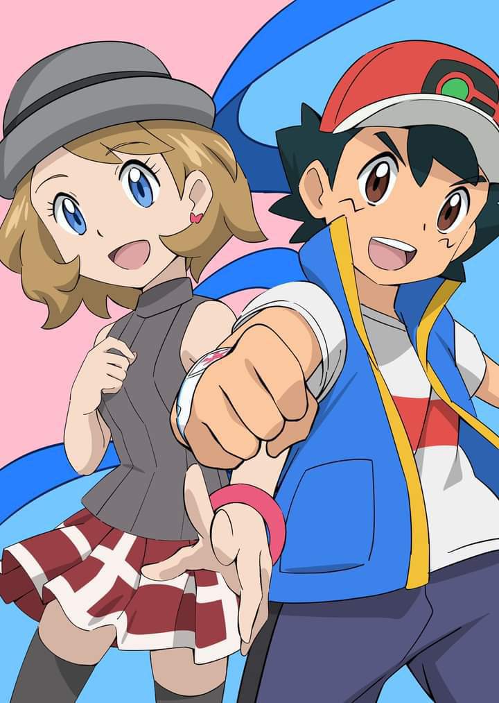 Serena X Satoshi Amourshipping | •Pokémon• En Español Amino