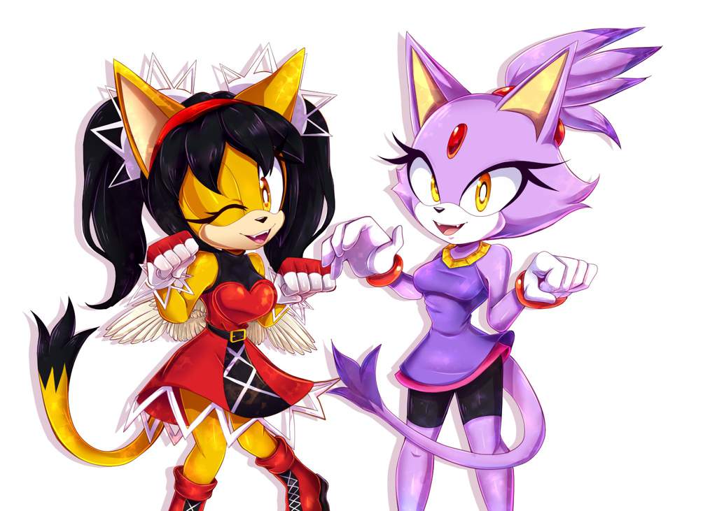 Honey The Cat Y Blaze The Cat Sonic The Hedgehog Amino