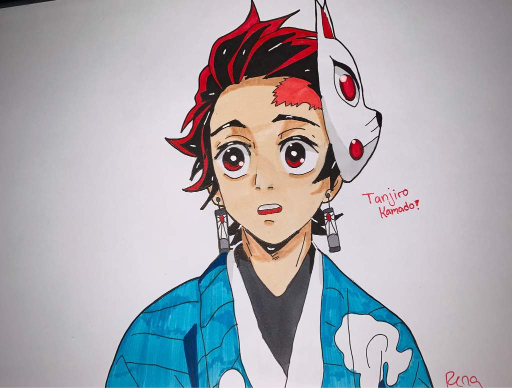 🌊KNY Fanart: Tanjiro Kamado🌊 | 🔸German Anime🔸 Amino