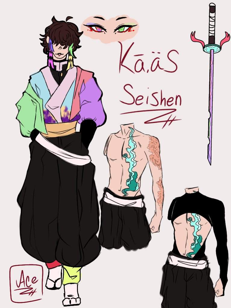 Kā,äs Sheishin (First Ever Oc lmao) | Demon Slayer: Kimetsu No Yaiba Amino