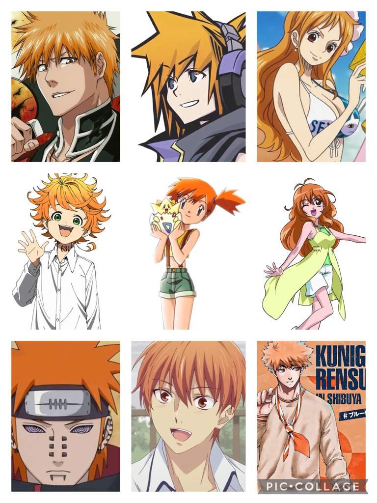 My Favorite Orange Haired Anime Characters Anime Amino 