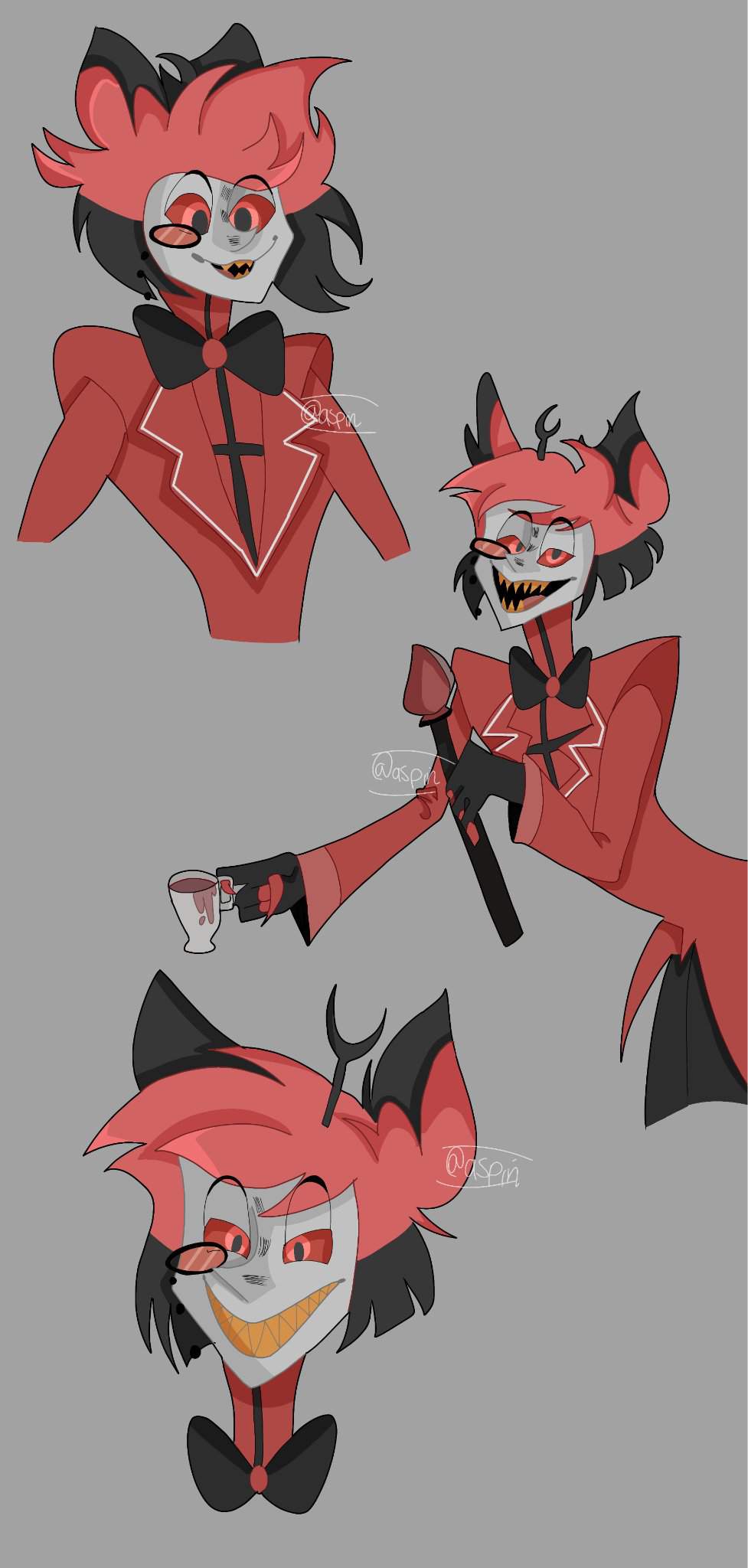 Alastor Sketches | Hazbin Hotel (official) Amino