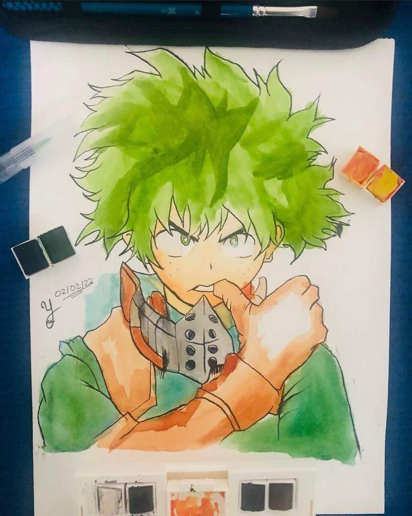 Deku Watercolor | Anime et Manga Amino