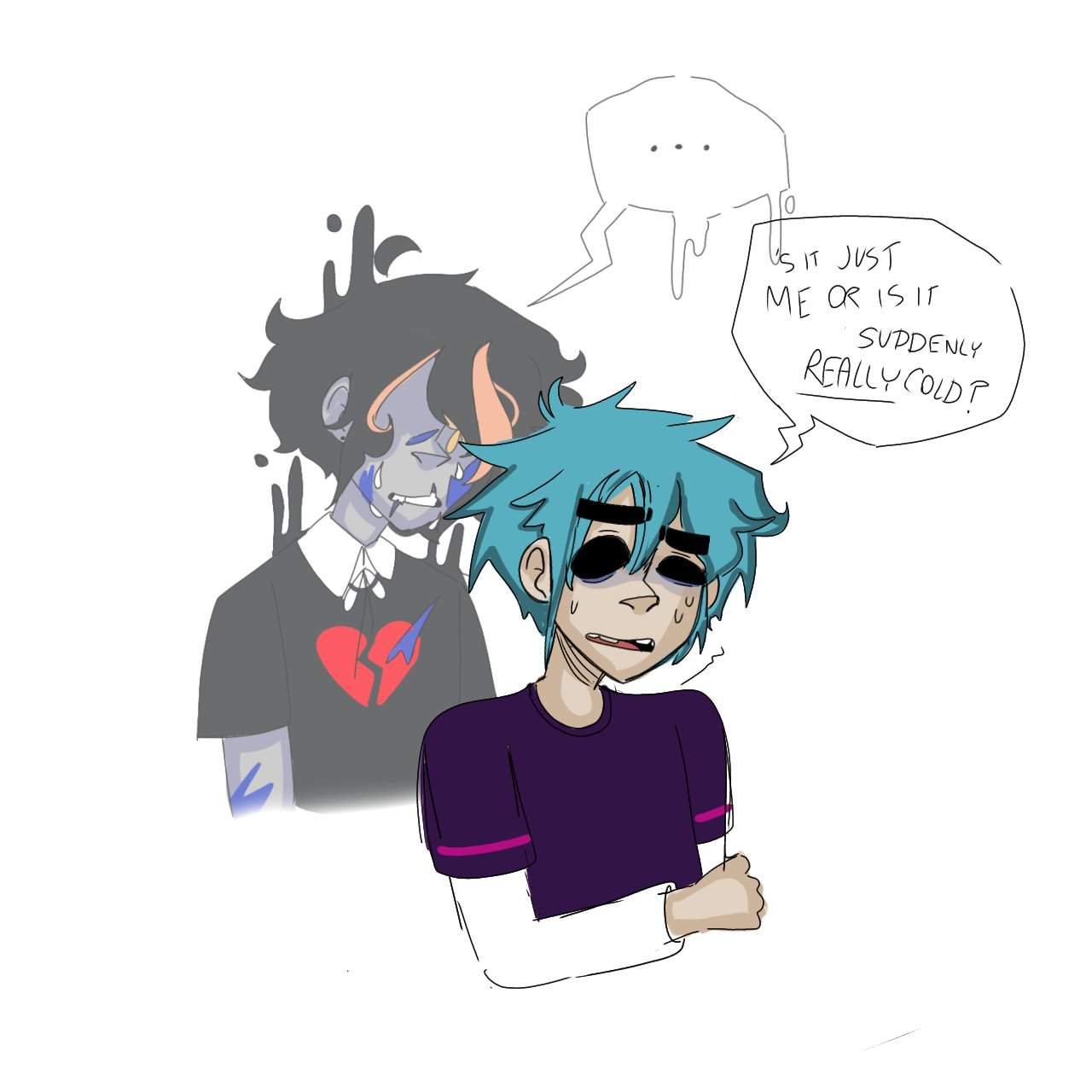 Birthday shitpost comic | Gorillaz Amino