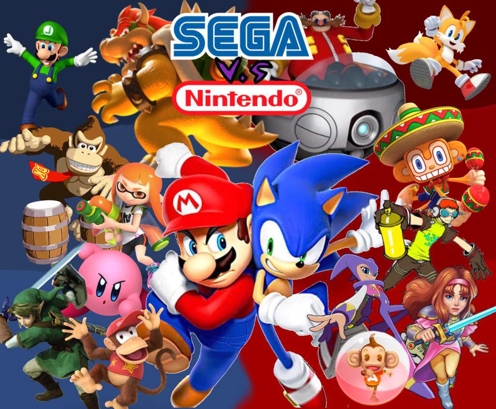 Sega vs Nintendo: A Roster Concept | The DLC {And More} | Nintendo Amino