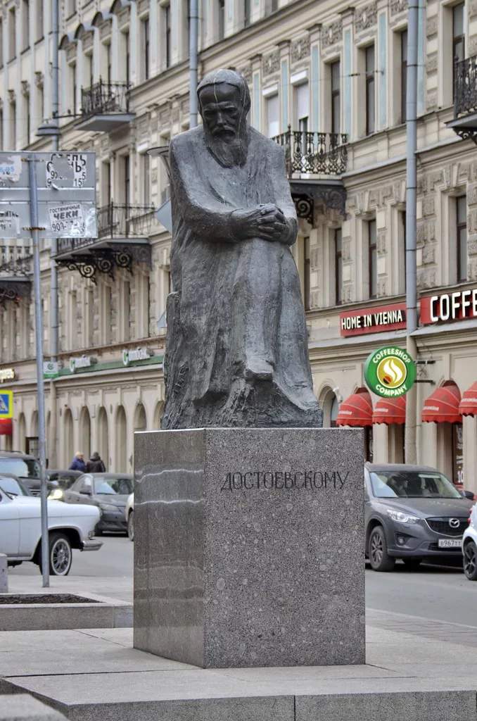 Памятник достоевскому в санкт петербурге