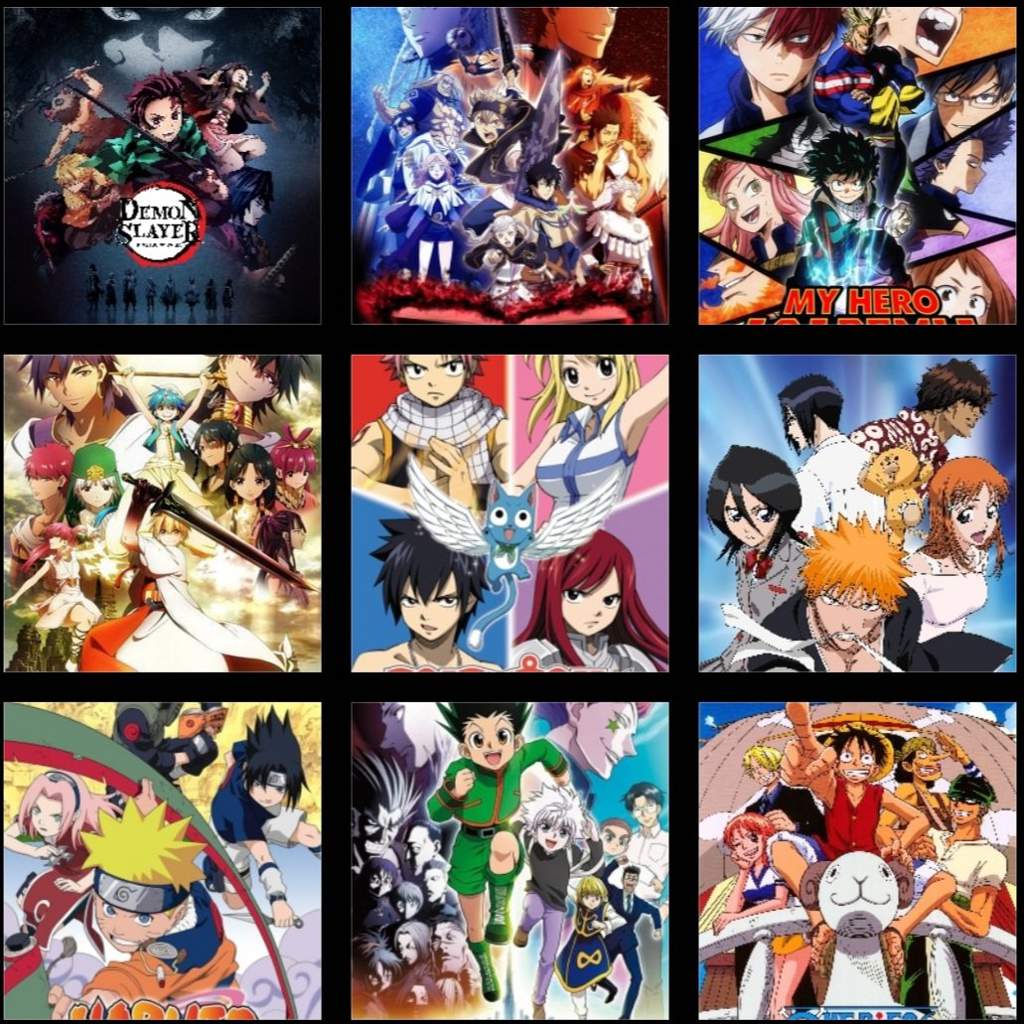 Question: Rank From Most To Least Favourite | Anime Amino