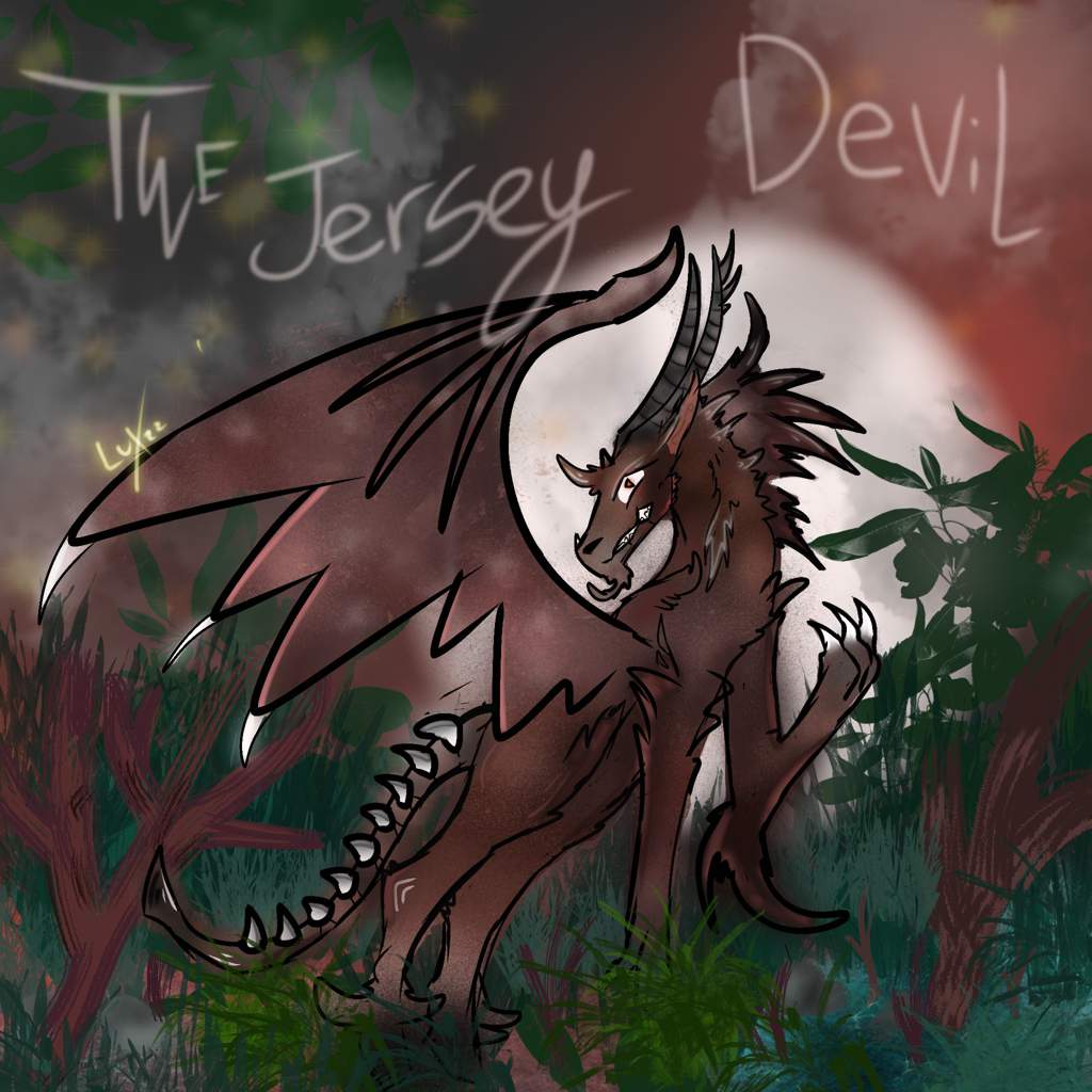 Cryptid Art 1 The Jersey Devil Conspiracy Theory Amino