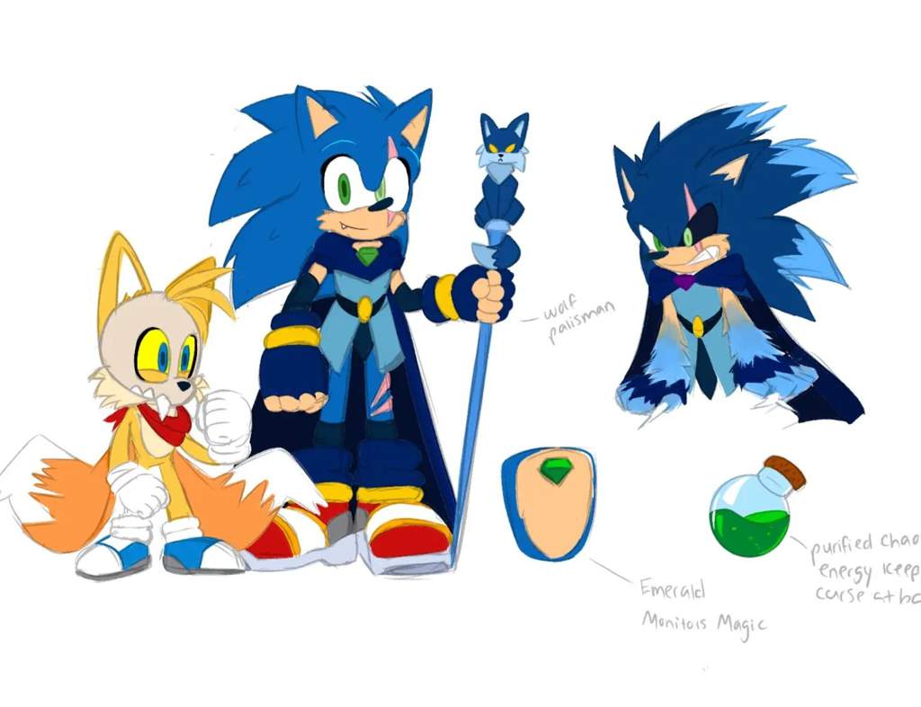 Sonic Owl House Au (art Dump :p) 