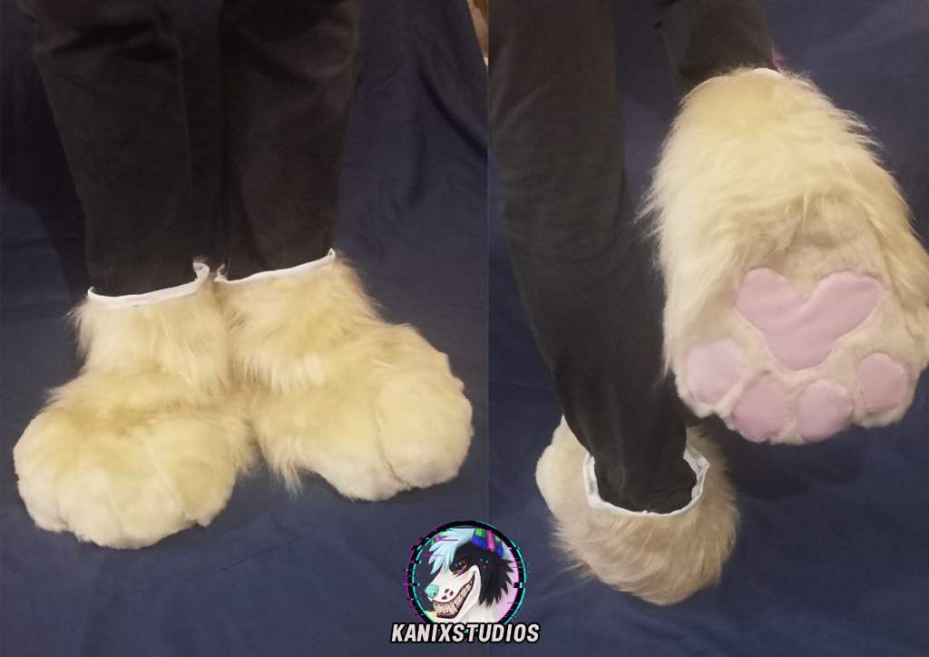 Digitigrade sock paws 🐾 (Commission progress) | Fursuit Maker Amino Amino