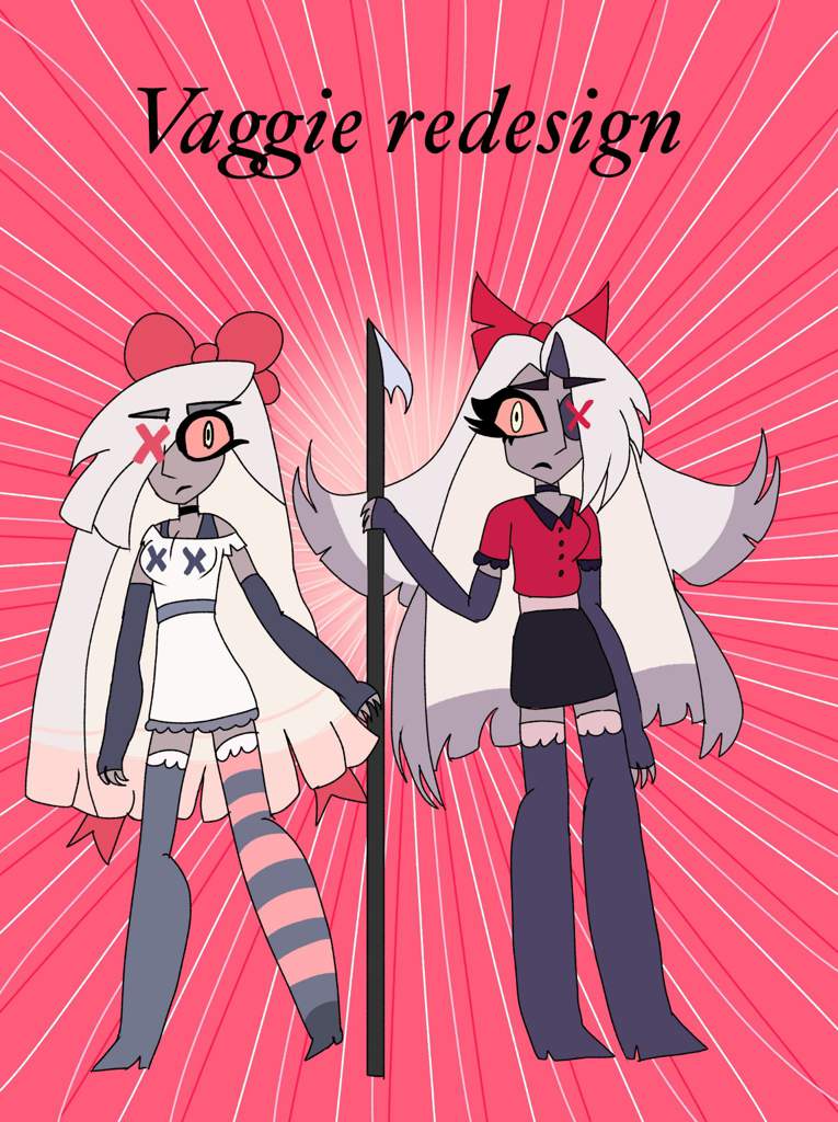 Vaggie's new and old redesign | Hazbin Hotel (official) Amino