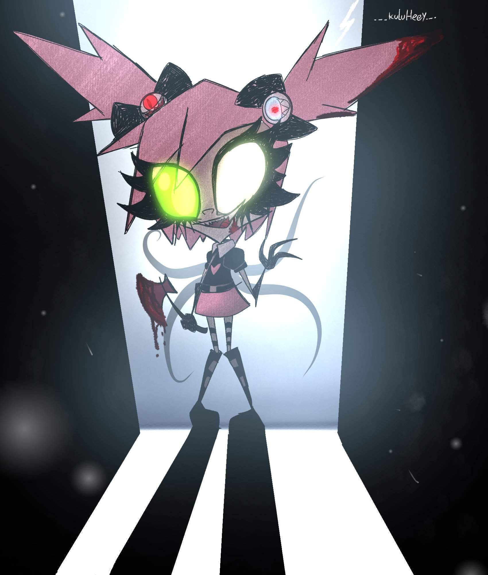 Vee in my Monster school AU :D | Invader Zim Amino