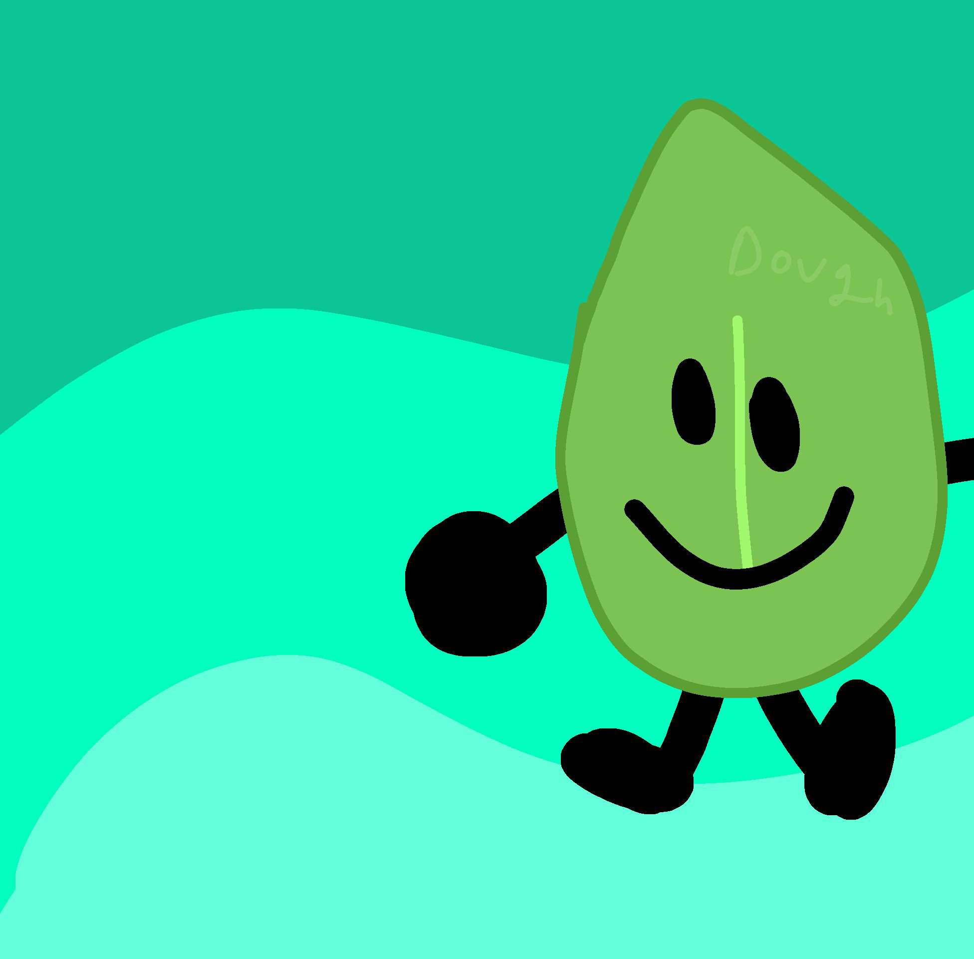 30 days of art (12/30) leafy plush | BFDI💖 Amino