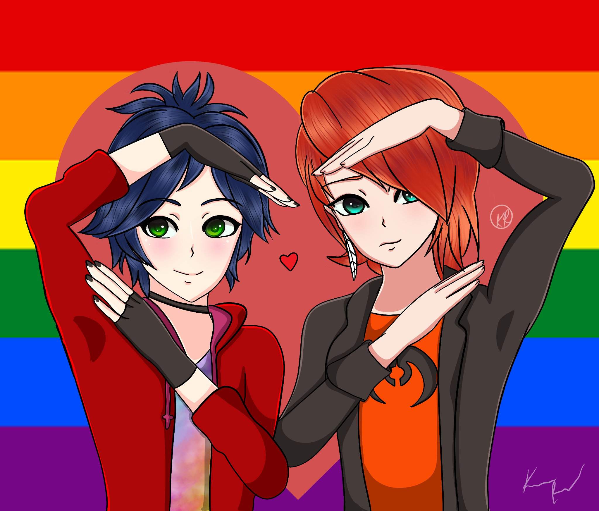 Nathan x Marc Pride | Miraculous Amino