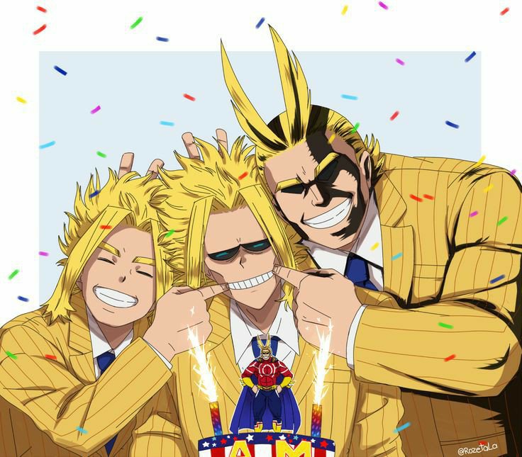 Feliz cumpleaños, All migth! | Boku No Hero Academia Amino. Amino