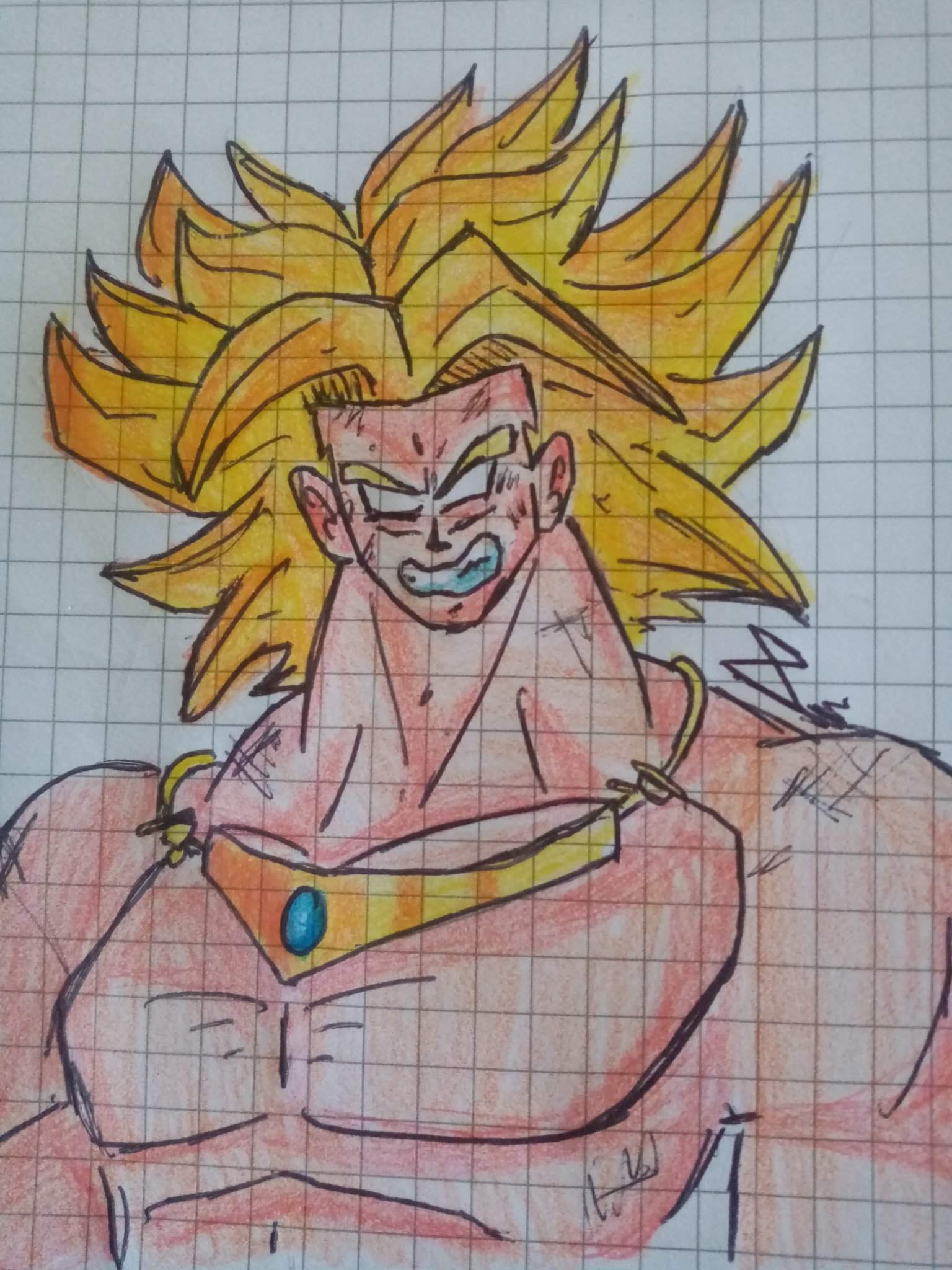 Fan art de Broly | DRAGON BALL ESPAÑOL Amino