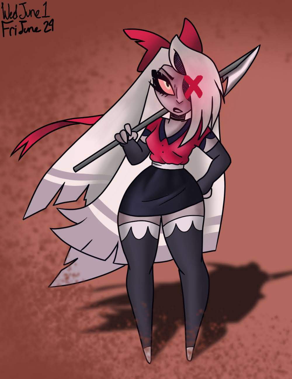 Finished Vaggie Redesign | Hazbin Hotel (official) Amino