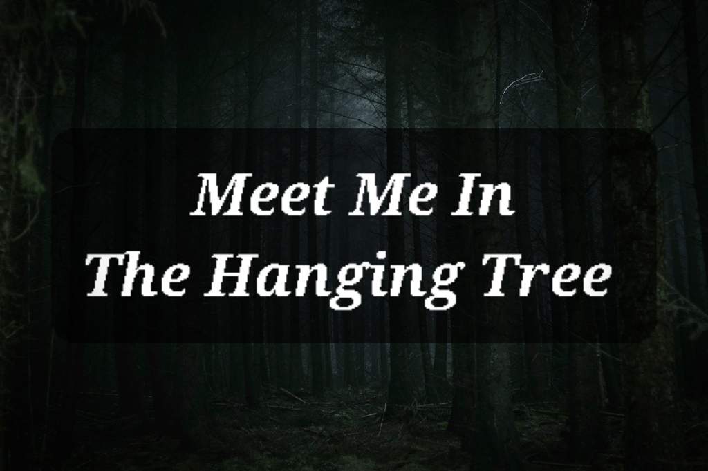 Meet Me In The Hanging Tree }• MrCreepyPasta Amino