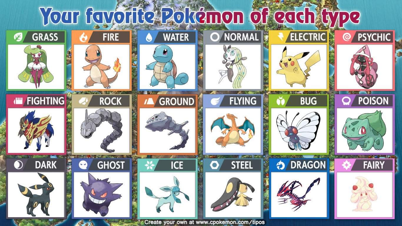 My favorite pokemon | Pokémon Amino