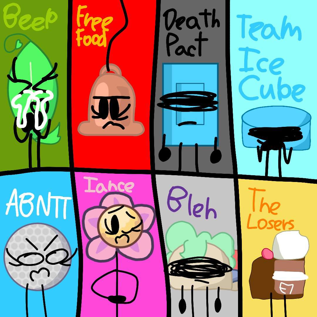 BFB 8 Teams | BFB Amino! Amino