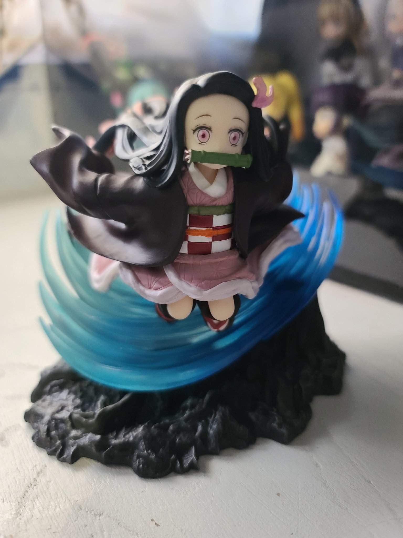 Figure of Little Nezuko jumping from Demon Slayer | Anime Amino