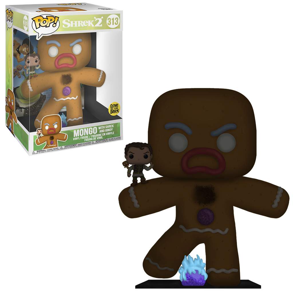 Funko Pop! Jumbo Box & Pop Concept: Mongo with Shrek & Gingy (Shrek 2 ...