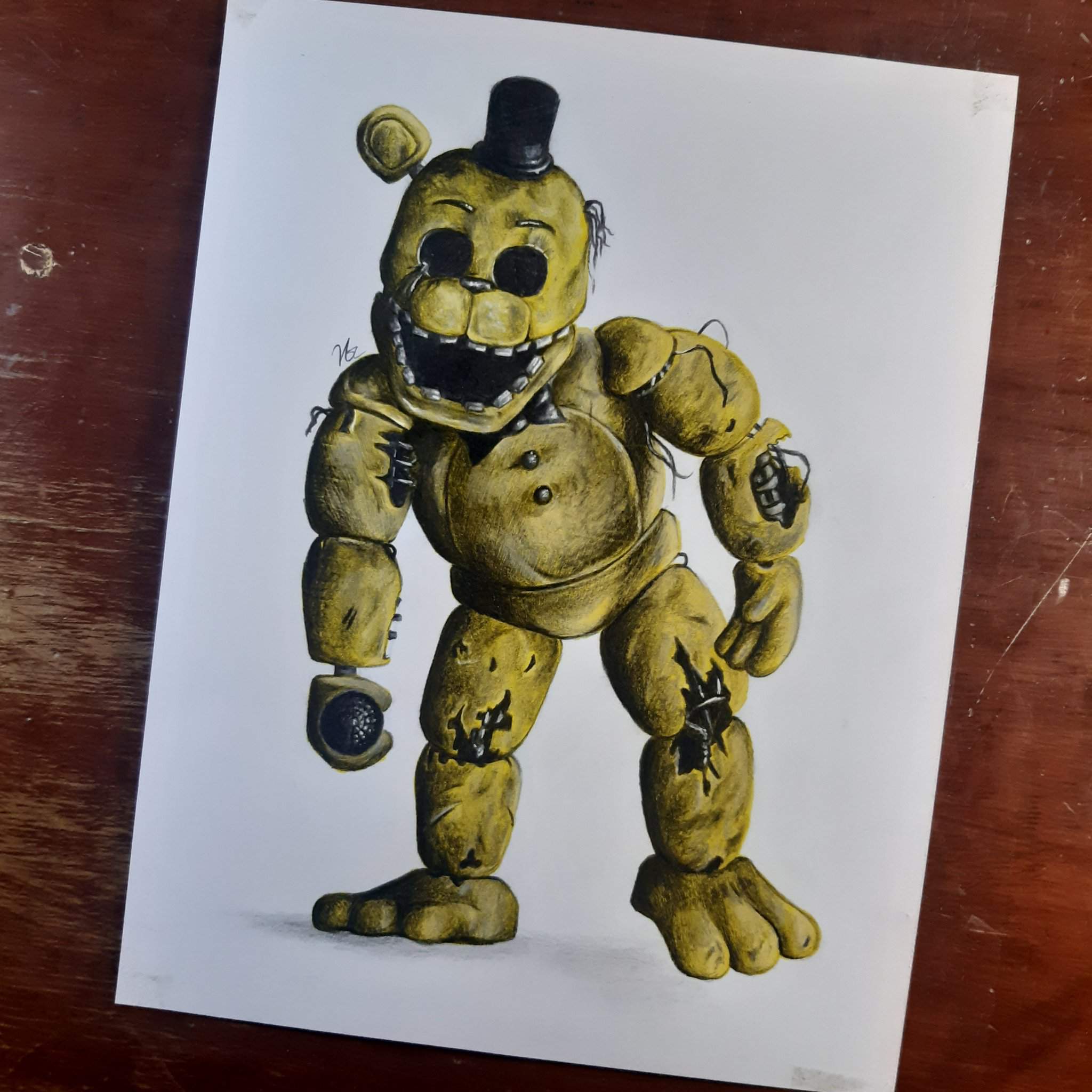 Nuevo dibujo de FNAF 2 💛 | DibujArte Amino