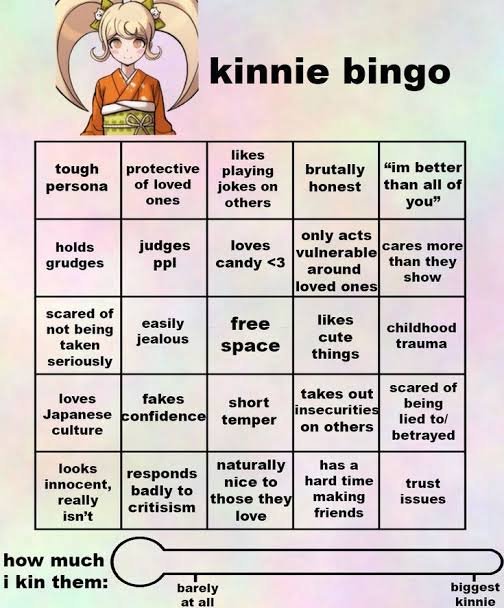 Hiyoko Saionji Kinnie Bingo Danganronpa Amino