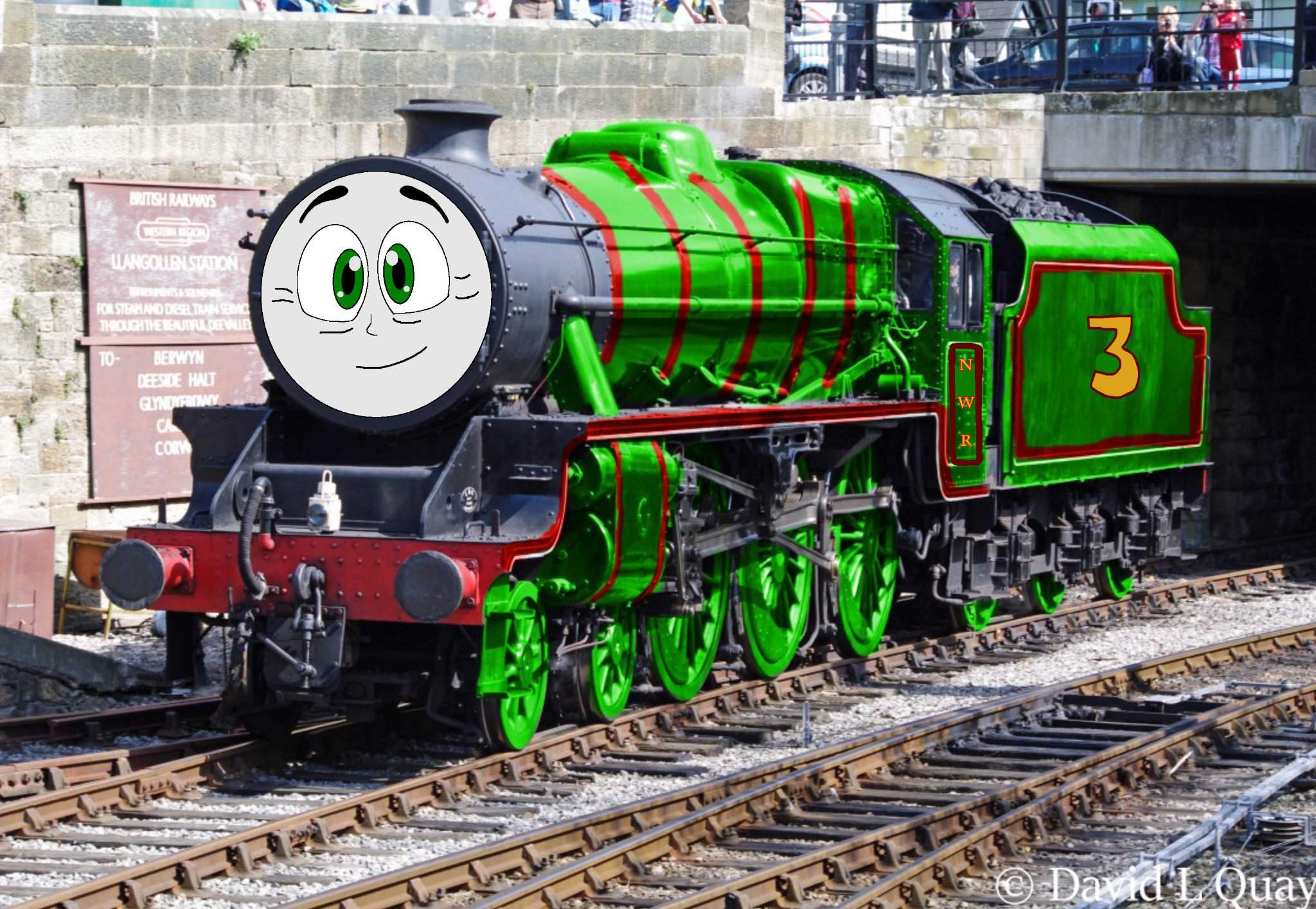 Hyper Realistic Characters: Henry the Number Three Green LMS Black 5 ...