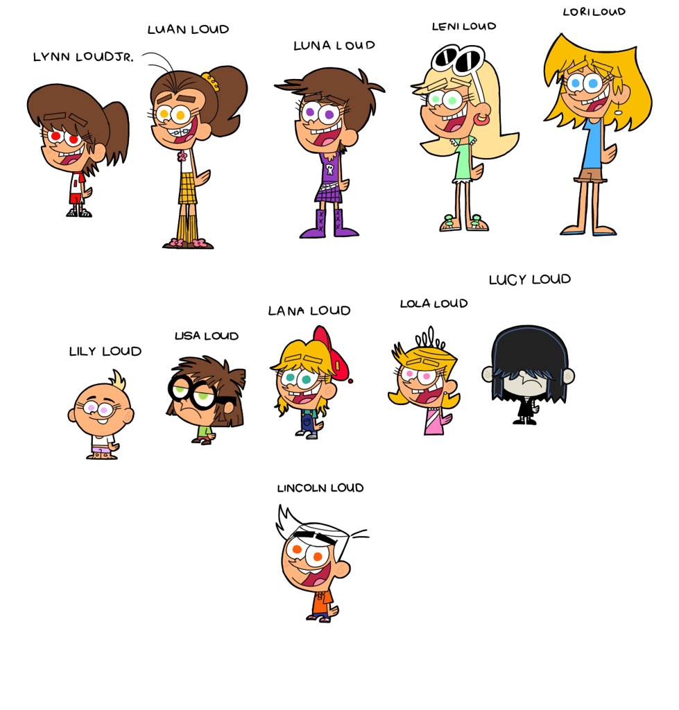 The Loud House in the Fairly OddParents! style | Nickelodeon History ...