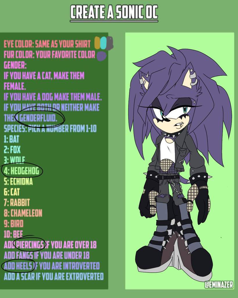 Oc maker result | Sonic the Hedgehog! Amino