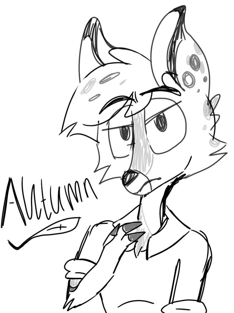 First time drawing Autumn! | Zoophobia Comic Amino