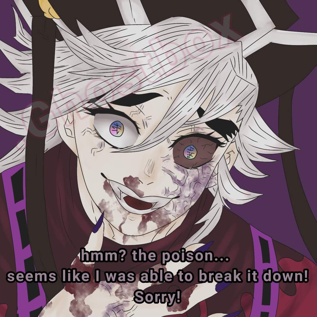 Douma manga colouring [MANGA SPOILERS AND BLOOD AHEAD] | Demon Slayer ...