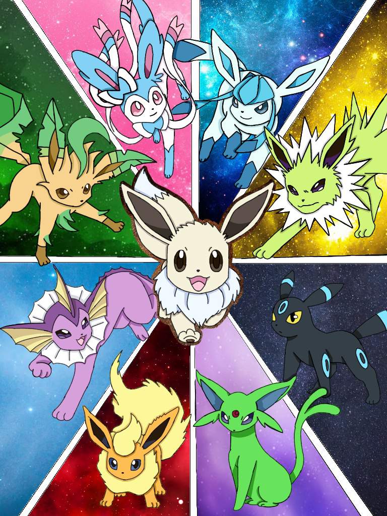 Shiny eevee Evolve | Pokémon Amino