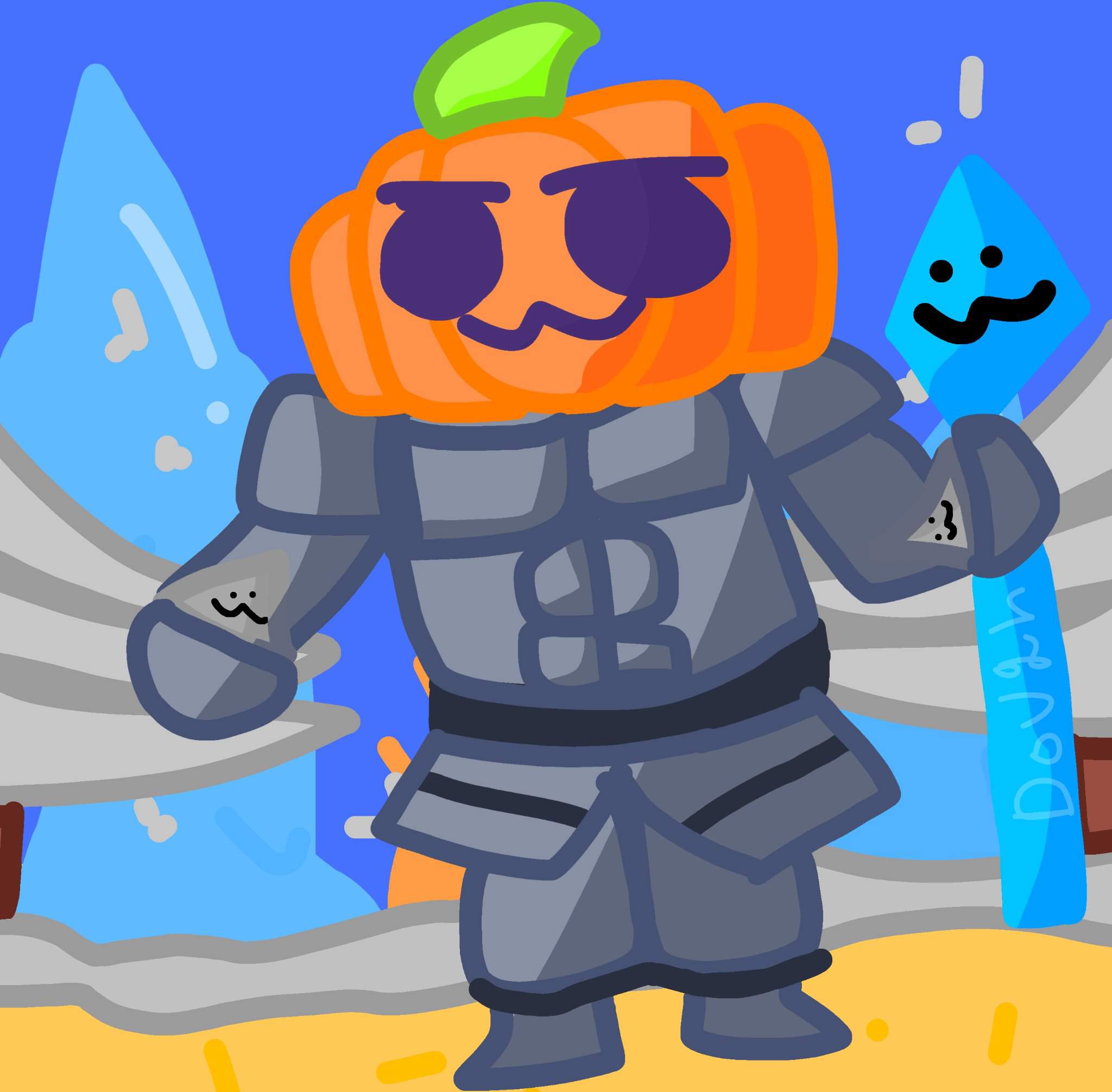 #BFBUTAU2022 I got greater dog so I drew pumpkin man as greater dog ...