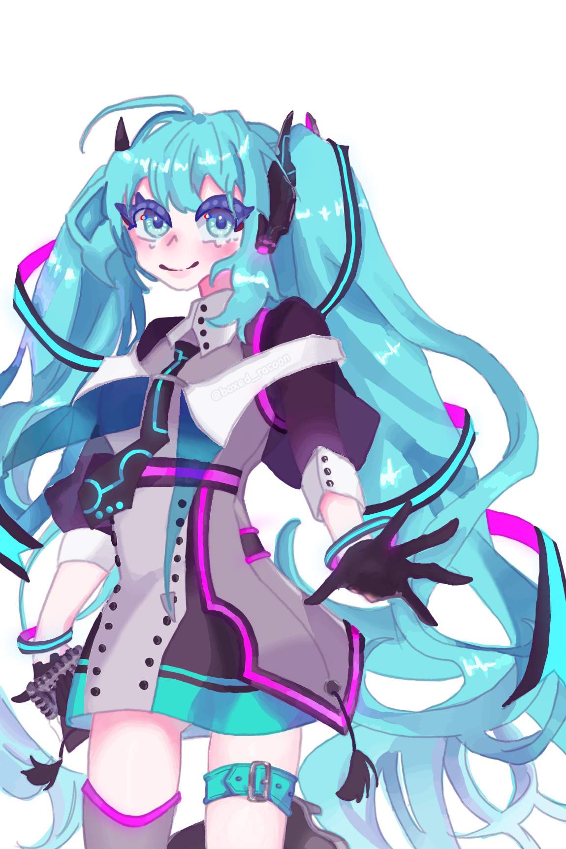 Mikuu re-draw | Anime Amino