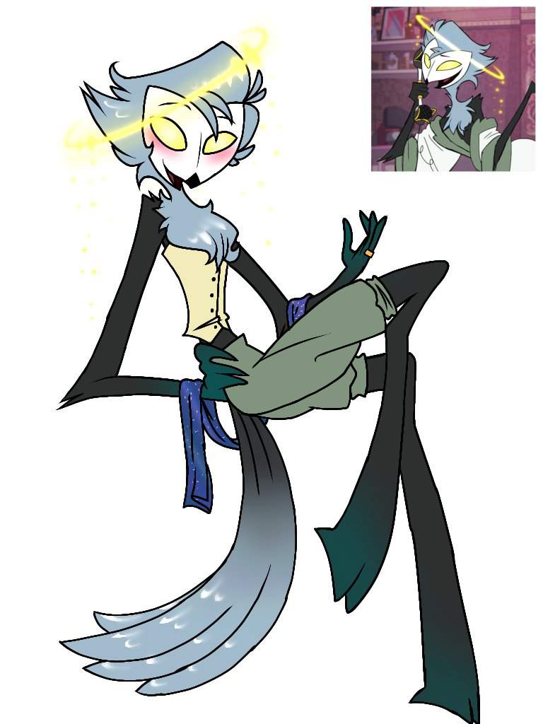 Goetic Oc and a Screenshot edit/redraws! | Hazbin Hotel (official) Amino