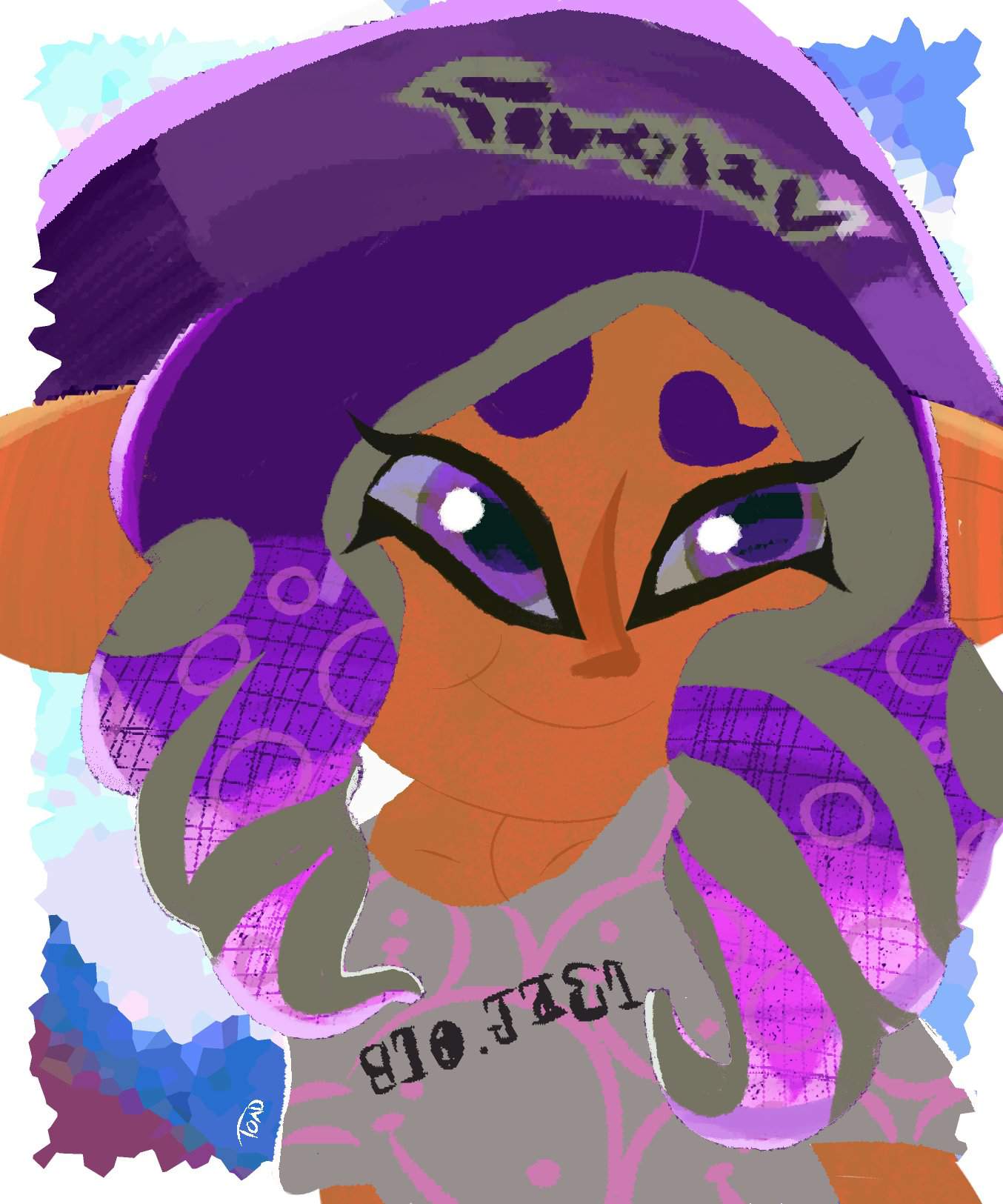 Purple octo | Splatoon Amino