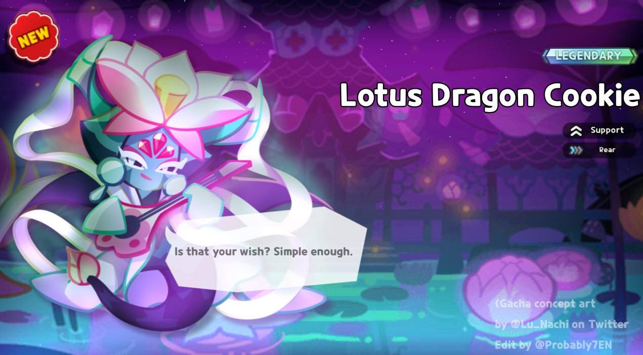 Lotus Dragon Cookie CRK Gacha Screen | *Cookie Run* Amino