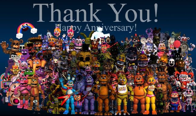 Feliz aniversario fnaf pelo seus 8 anos | Wiki | Five Nights at Freddys